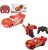 Nuit Lightning McQueen Cars Cartoon Remote Control Toys McQueen Racing Radio Controlled Toy McQueen RC Cars Transform Robot 2in1 Deformation Car Model Toy One Button Transformation